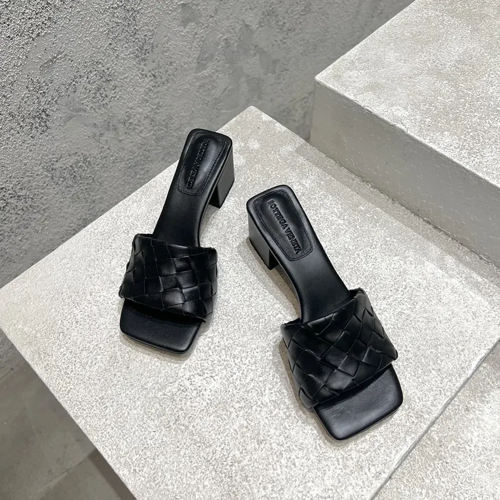 Bottega Veneta Parco Mule for Women in Black