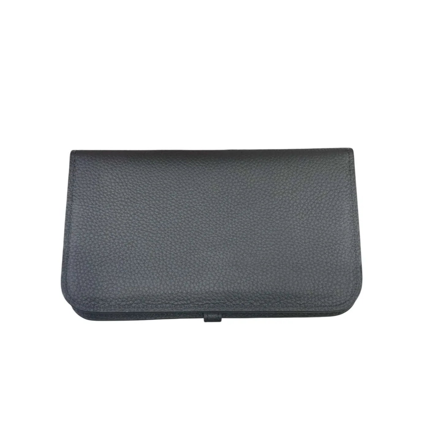 Amazing Black Clemence Leather Dogon Travel Wallet