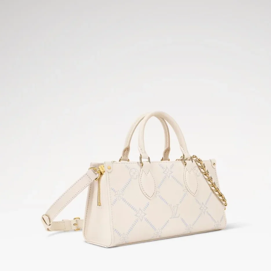 Louis Vuitton OnTheGo East West Tote Bag in Quartz Couture Gold Hardware