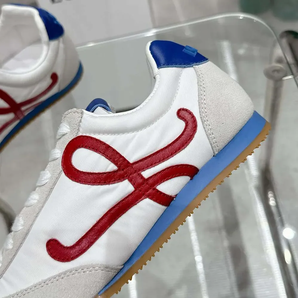 Loewe Ballet Runner 2.0 in Nylon and Calfskin for Unisex in Red Loewe Ballet Runner 2.0 in Nylon and Calfskin for Unisex in Red