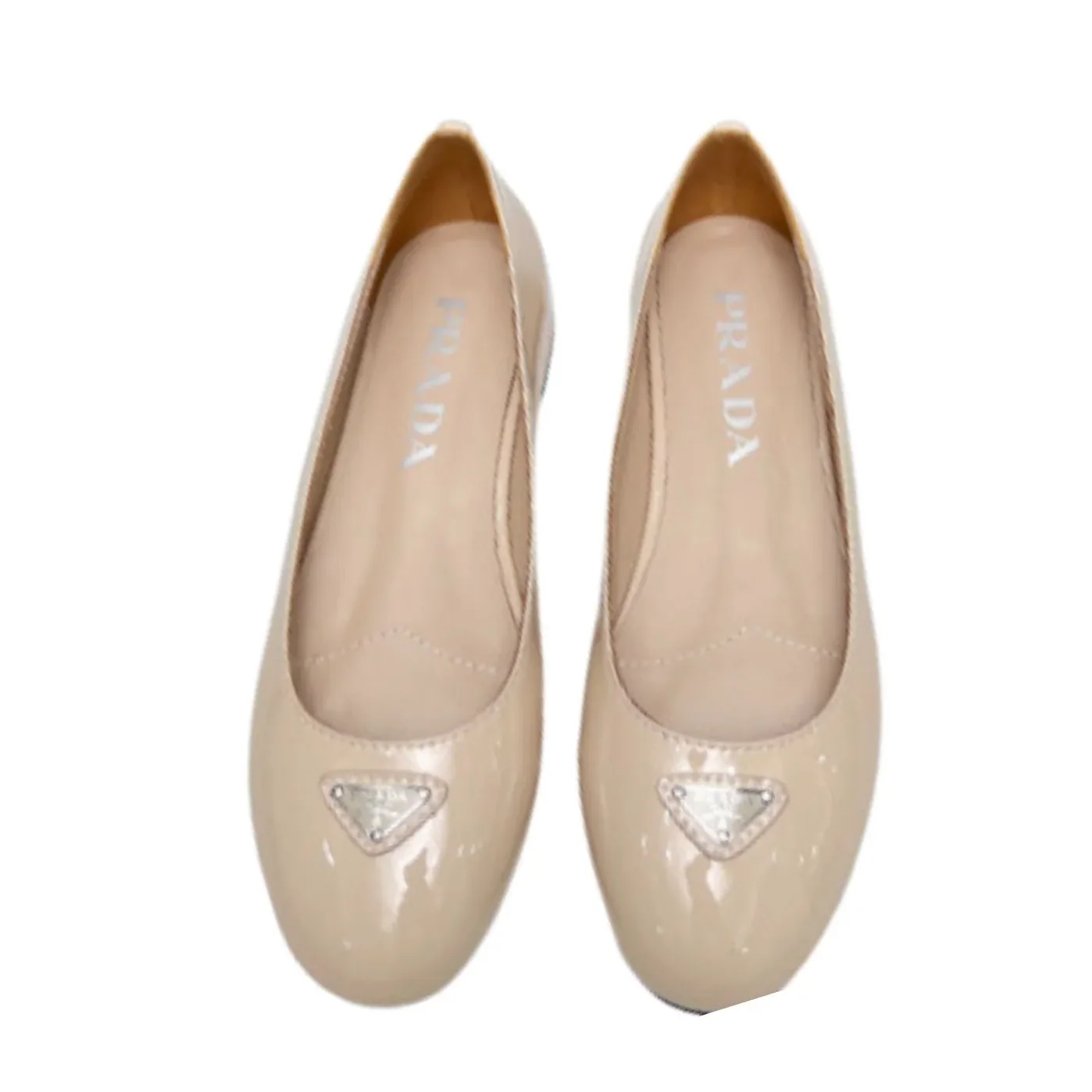 Prada Patent Ballerinas Pink