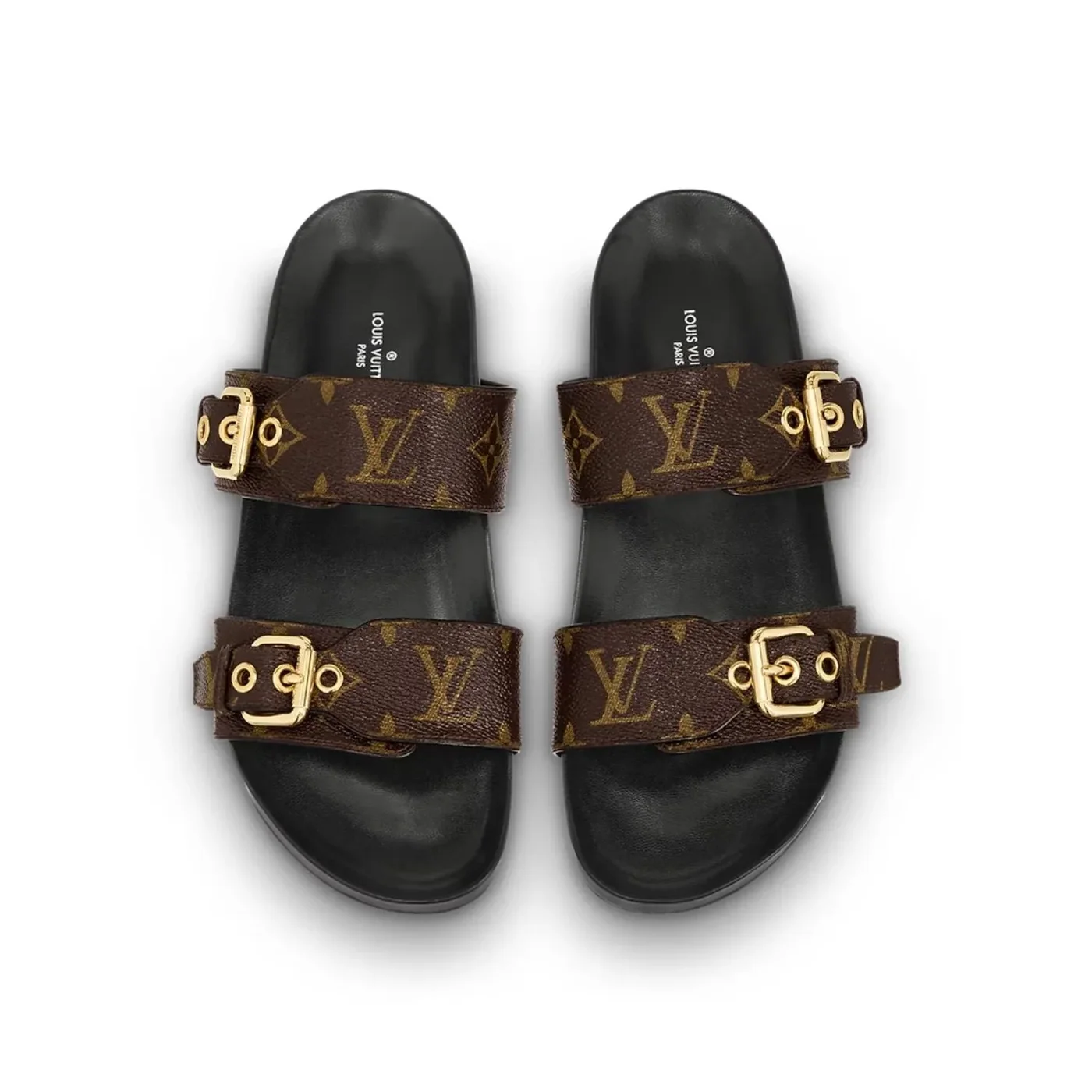 Louis Vuitton Bom Dia Flat Mule Brown LV 1A3R5O