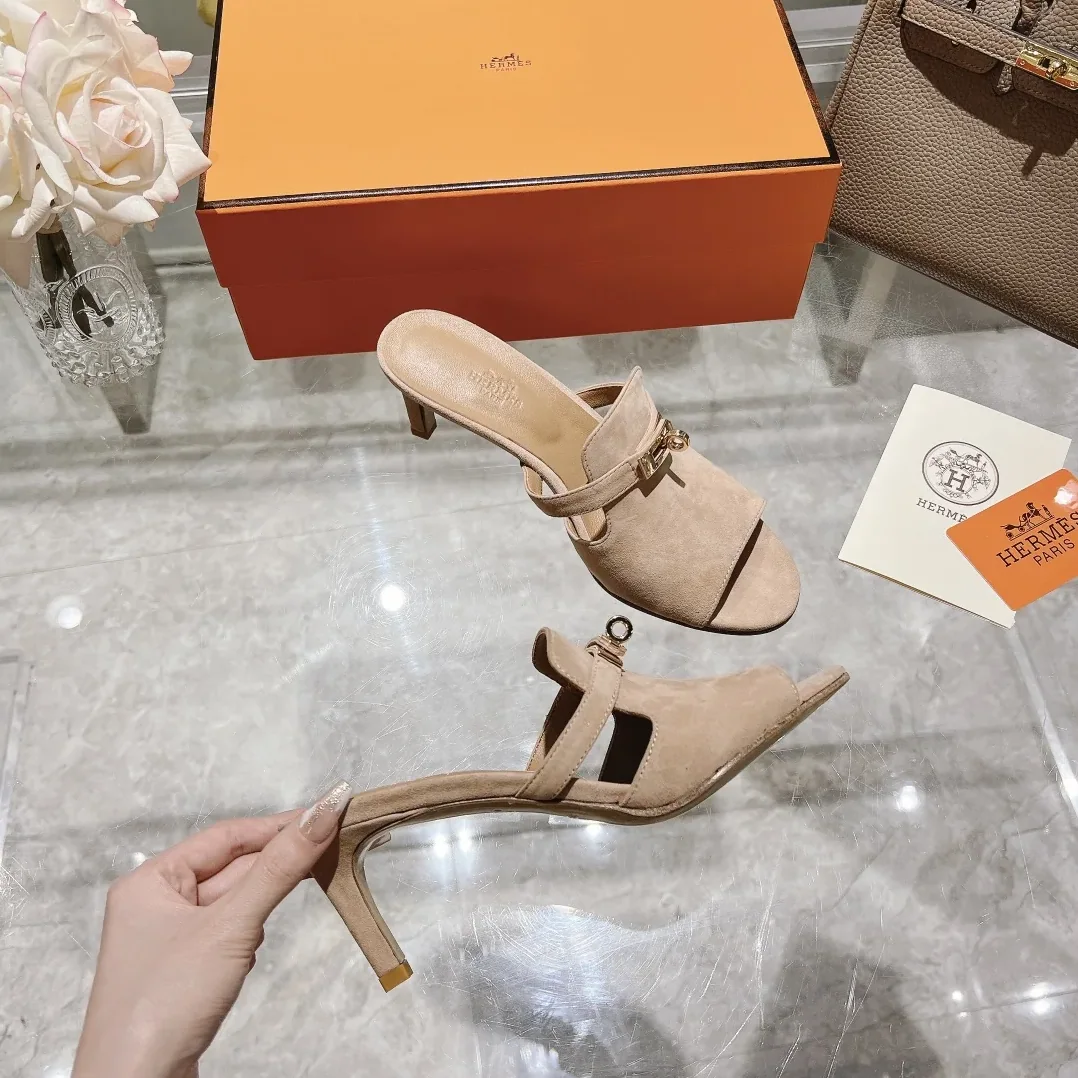 Hermes Cute Sandal Beige Hermes Cute Sandal Beige