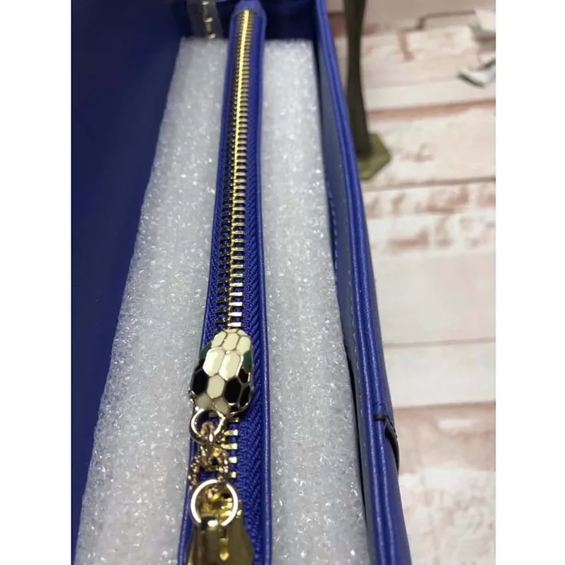 Bvlgari Serpenti Forever Medium Flap Cover Chain Bag Calfskin in Navy Bvlgari Serpenti Forever Medium Flap Cover Chain Bag Calfskin in Navy