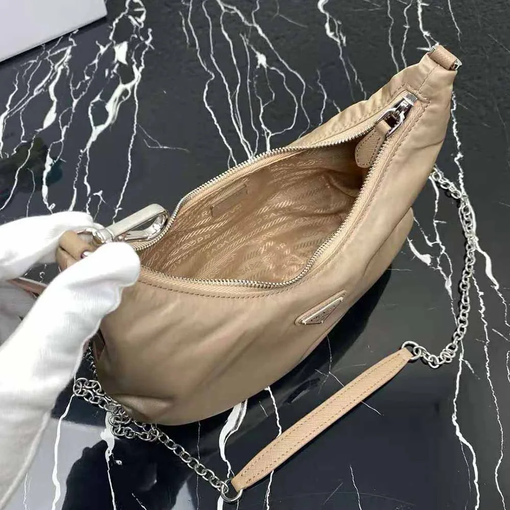 Prada Re-Edition 2006 Nylon Bag for Women in Sandy