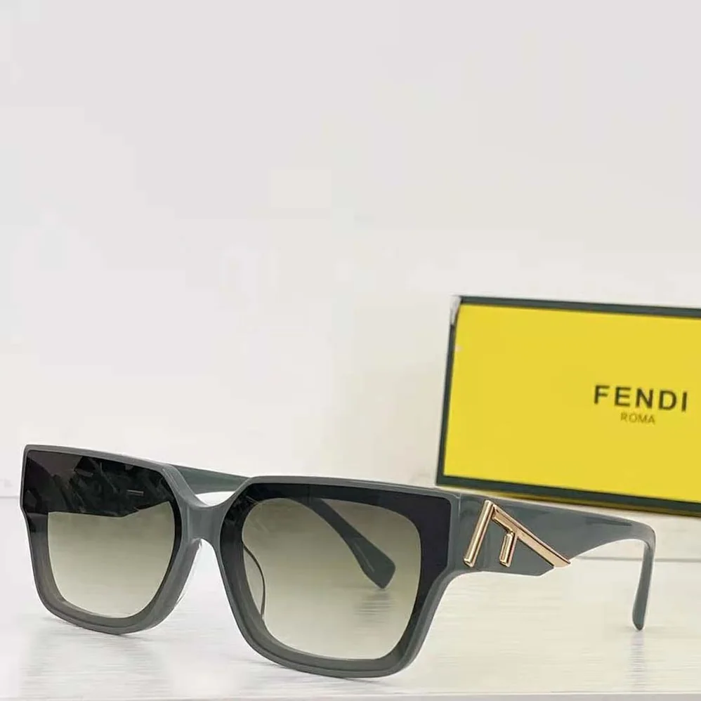 Fendi Fendi First Dark Green Acetate Sunglasses for Women