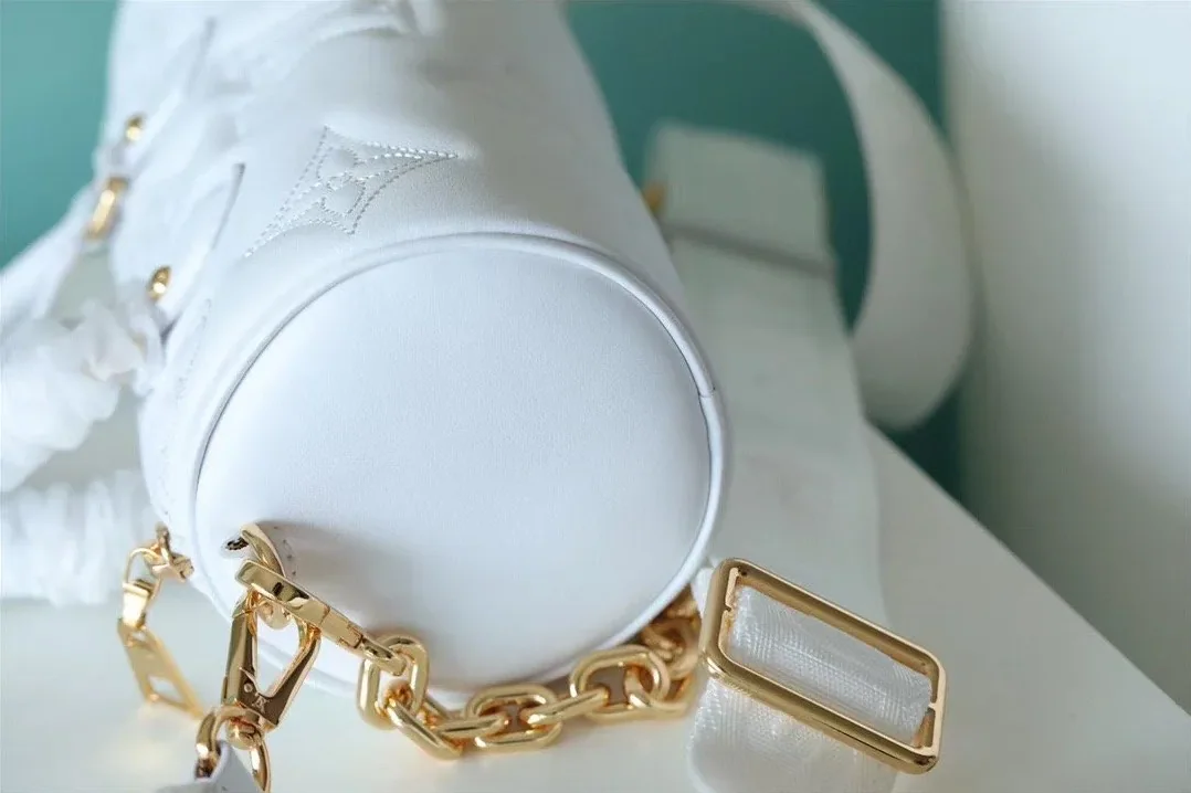 Louis Vuitton Papillon BB Bag Classic Monogram White LV Louis Vuitton Papillon BB Bag Classic Monogram White LV