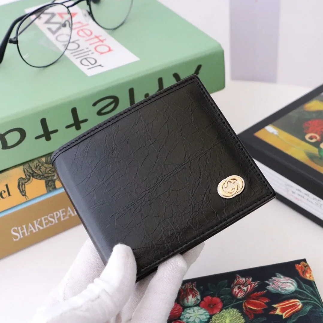 Gucci Bi-Fold Wallet Black with Interlocking G / Gucci Bi-Fold Wallet Black with Interlocking G /