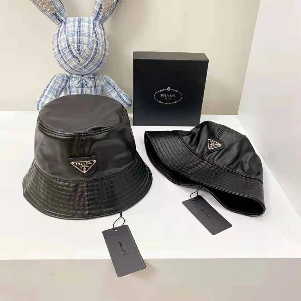 Prada Nappa Leather Bucket Hat for Women Prada Nappa Leather Bucket Hat for Women