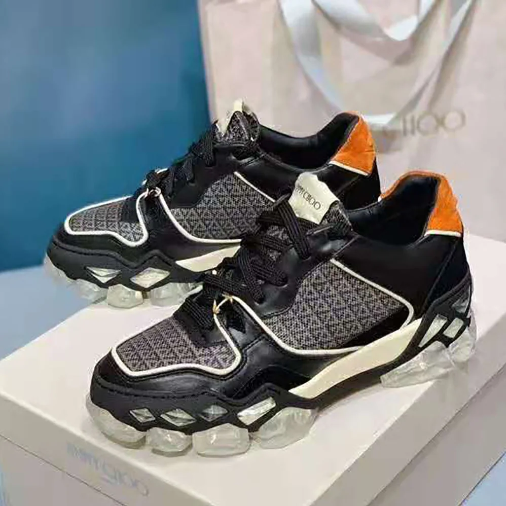 Jimmy Choo Diamond X Trainer/F Low-Top Trainers for Women in Black Jimmy Choo Diamond X Trainer/F Low-Top Trainers for Women in Black