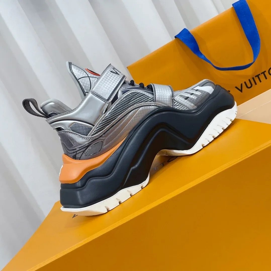 Louis Vuitton LV Archlight 2.0 Platform Sneaker Silver 1AB13N Louis Vuitton LV Archlight 2.0 Platform Sneaker Silver 1AB13N