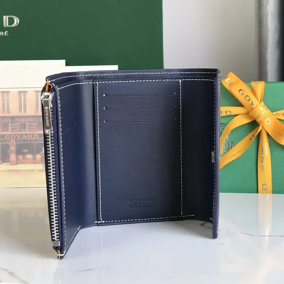 Goyard Saint Gabrie Wallet for Unisex in Navy