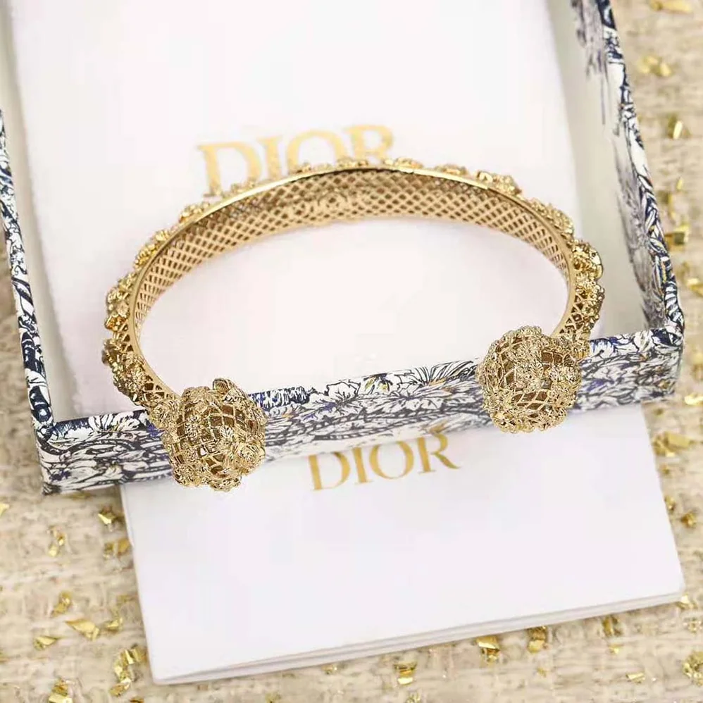 Dior Tribales Bangle Gold for Women in Finish Metal