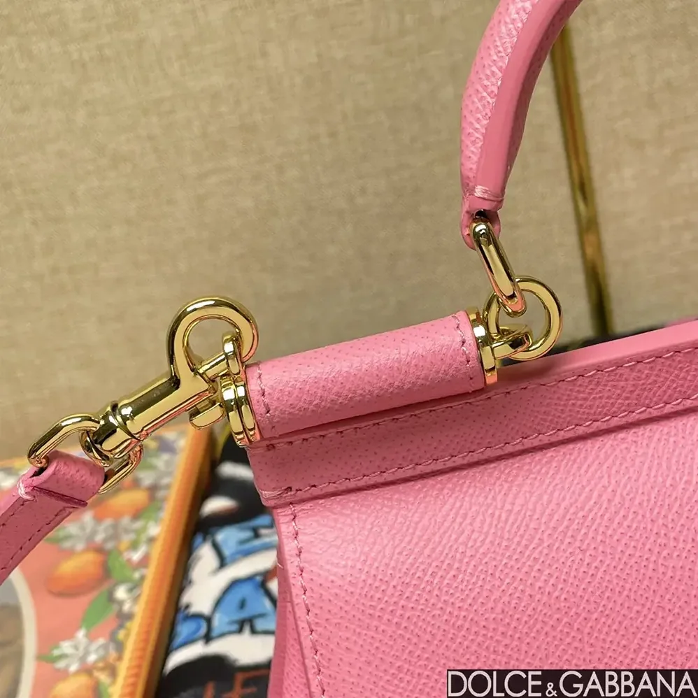 Dolce Gabbana D&G Small Sicily Handbag for Women in Pink