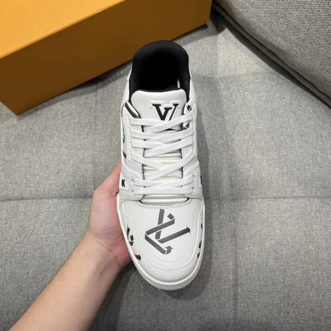Louis Vuitton LV Trainer Sneaker Black LV 1AAGY7 Louis Vuitton LV Trainer Sneaker Black LV 1AAGY7
