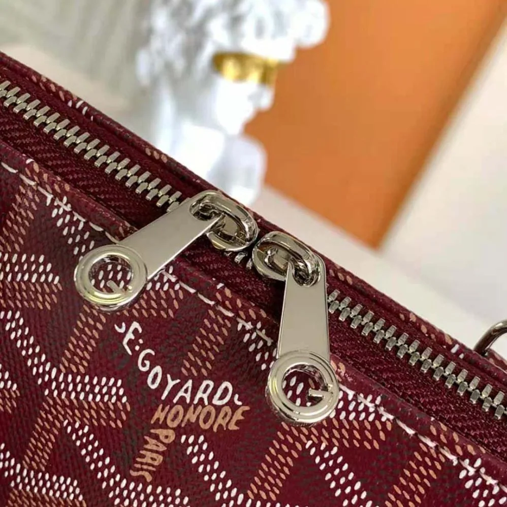 Goyard Vendôme Mini Bag for Women in Maroon