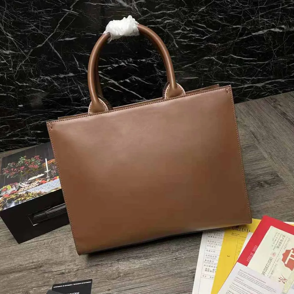 Dolce Gabbana D&G Small Calfskin DG Daily Shopper for Women in Brown Dolce Gabbana D&G Small Calfskin DG Daily Shopper for Women in Brown