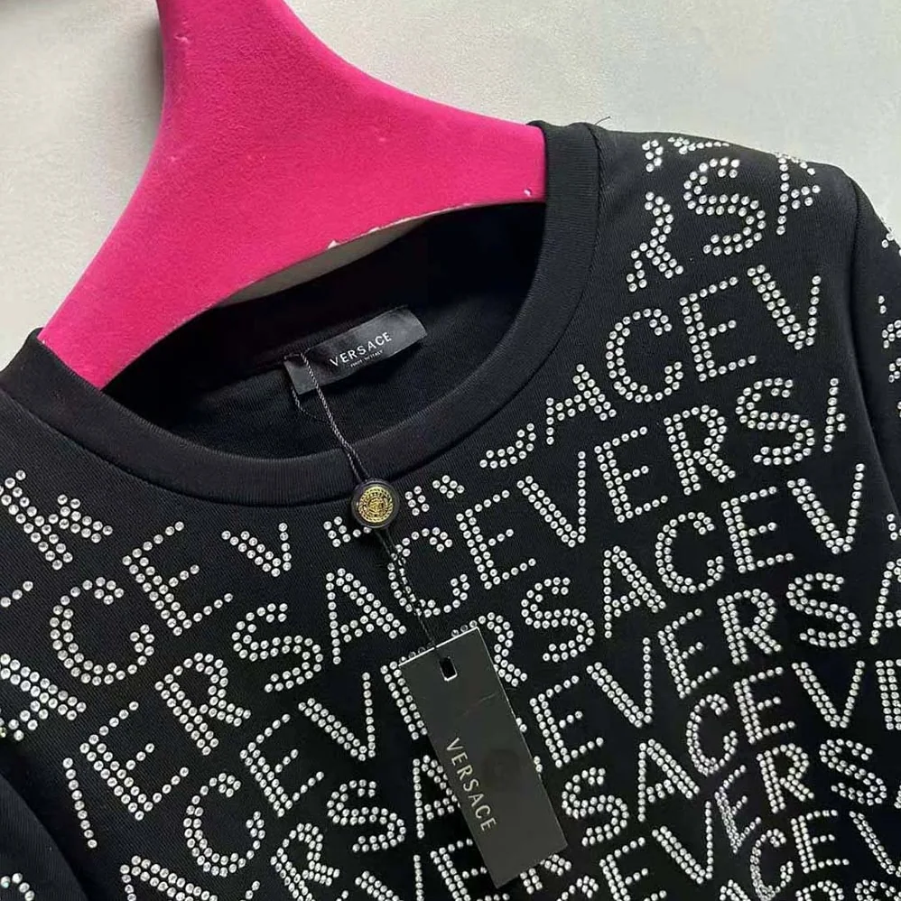 Versace Crystal Versace Allover T for Women in shirt Versace Crystal Versace Allover T for Women in shirt