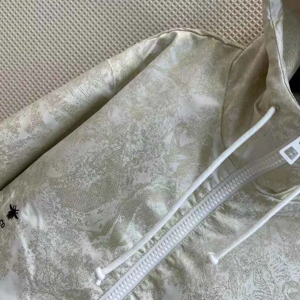 Dior D-Way windbreaker Gold for Women in Tone Technical Taffeta Jacquard