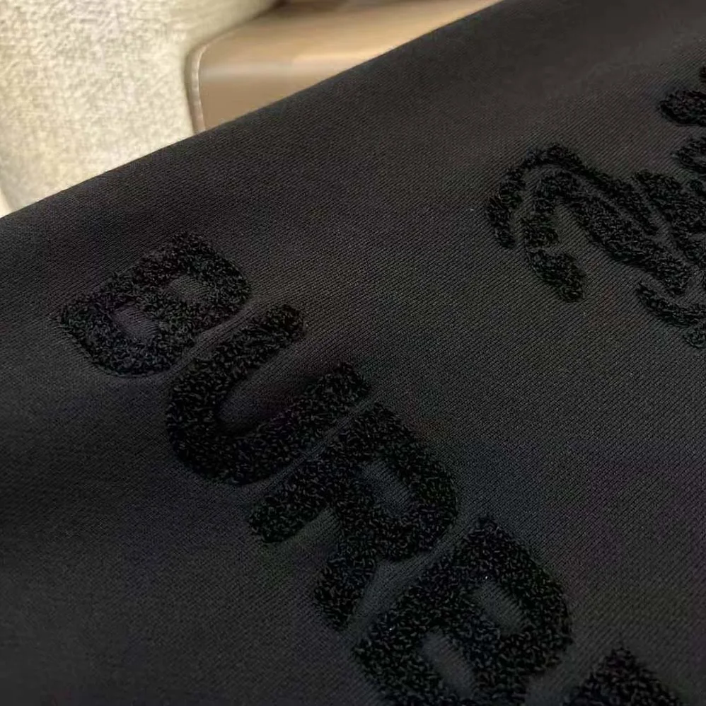Burberry EKD Cotton Hoodie for Men in Black