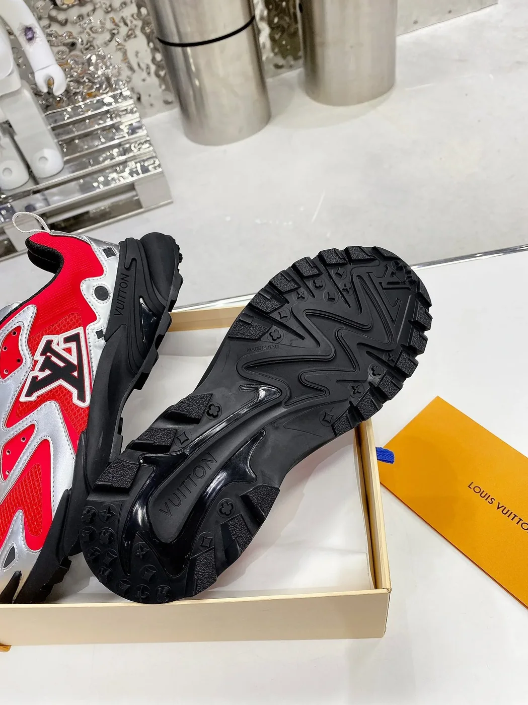 Louis Vuitton LV Runner Tatic Sneaker Red for Men