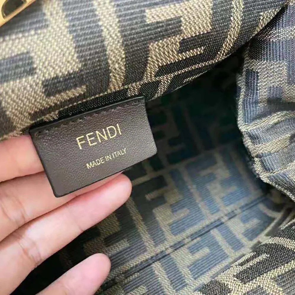 Fendi First Small Beige Leather Bag for Women