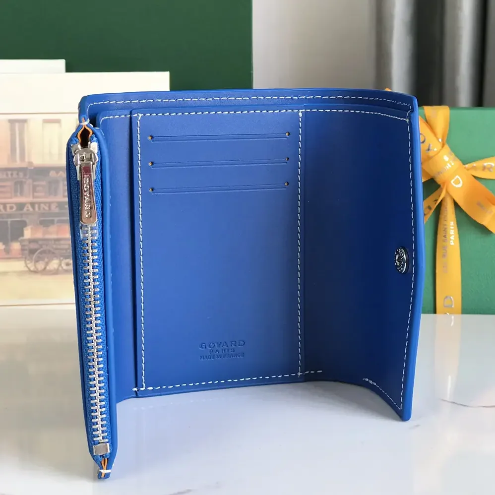 Goyard Saint Gabrie Wallet for Unisex in Blue