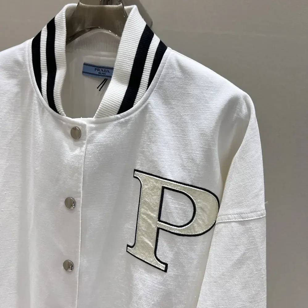 Prada Kid Mohair Bomber Jacket with Patches for Men Prada Kid Mohair Bomber Jacket with Patches for Men