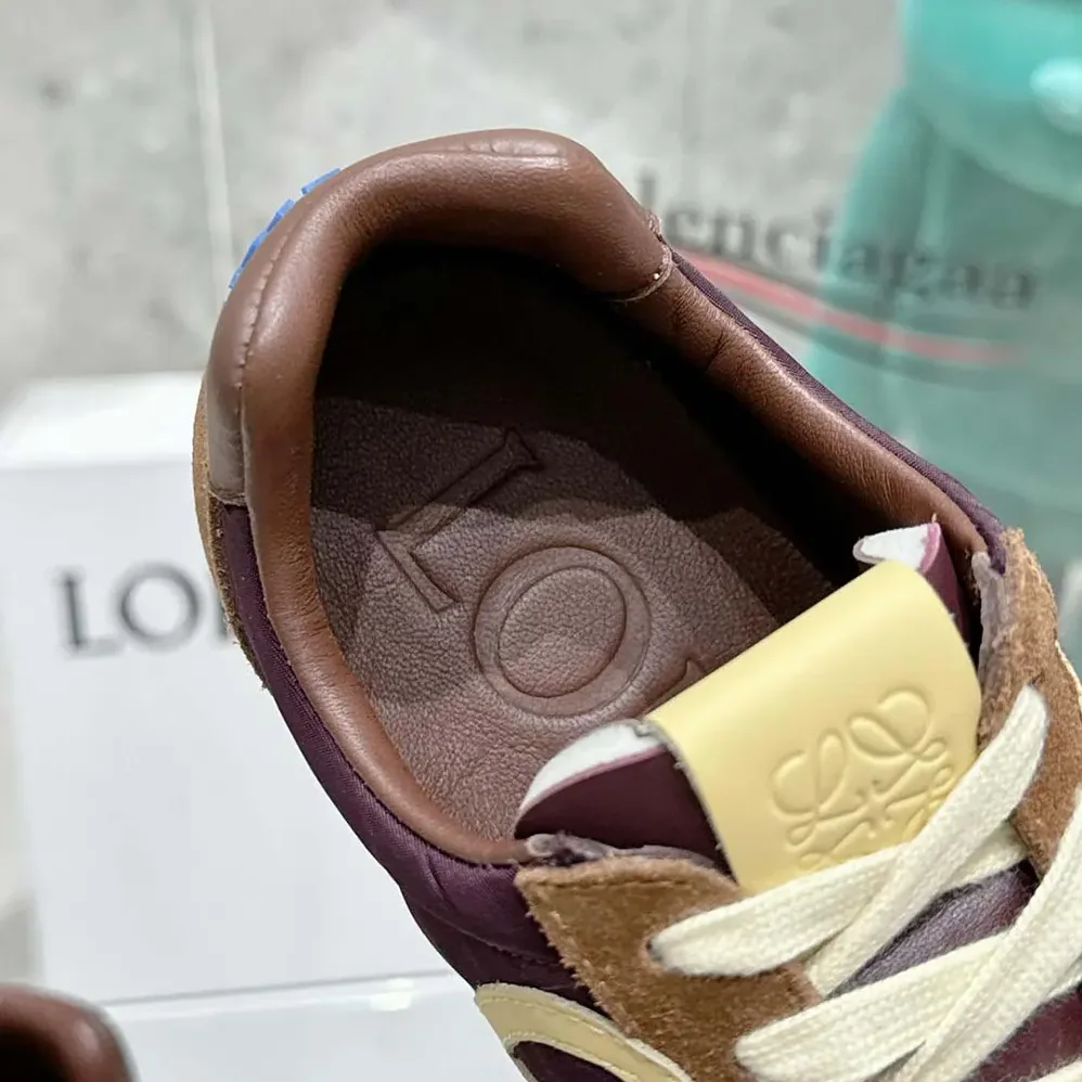 Loewe Ballet Runner 2.0 in Nylon and Calfskin for Unisex in Brown