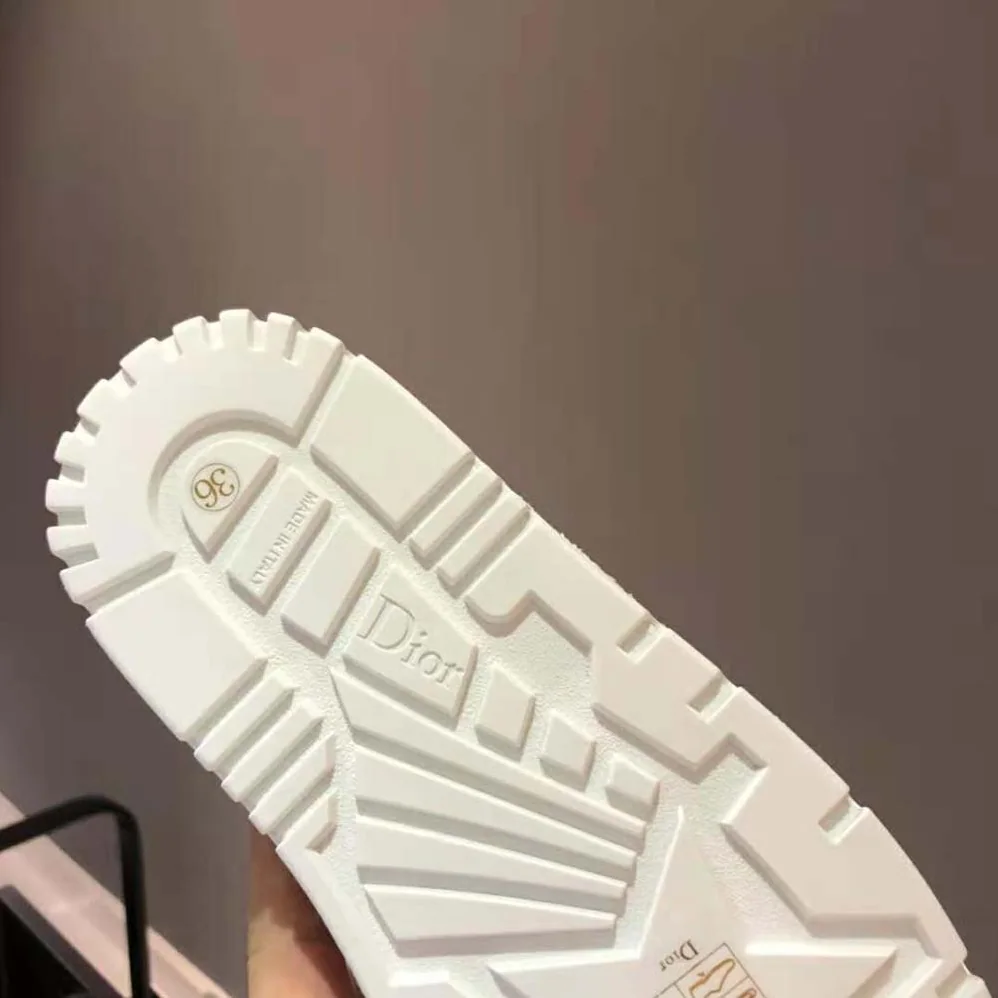Dior Addict Sneaker French Blue Toile de Jouy Technical Fabric for Women