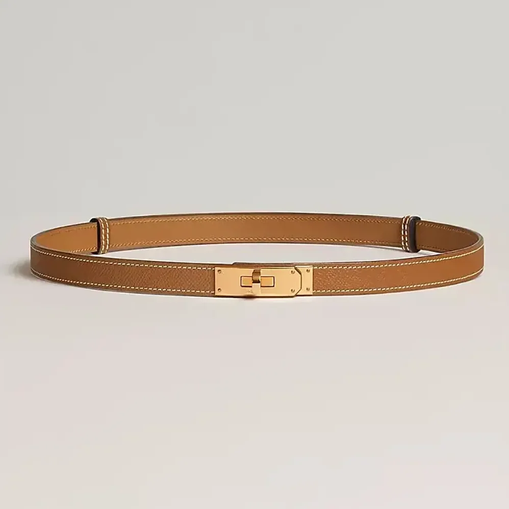 Hermes Kelly 18 Belt for Women in Brown