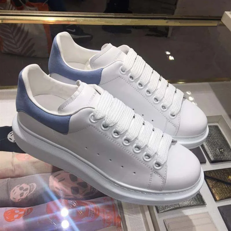 Alexander McQueen Oversized Sneaker Shoes for Women in Blue Alexander McQueen Oversized Sneaker Shoes for Women in Blue
