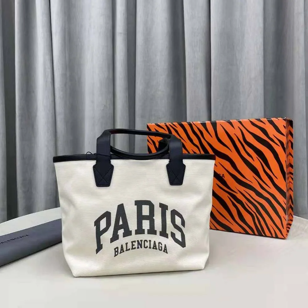 Balenciaga Cities Paris Jumbo Small Tote Bag in Beige for Women Balenciaga Cities Paris Jumbo Small Tote Bag in Beige for Women