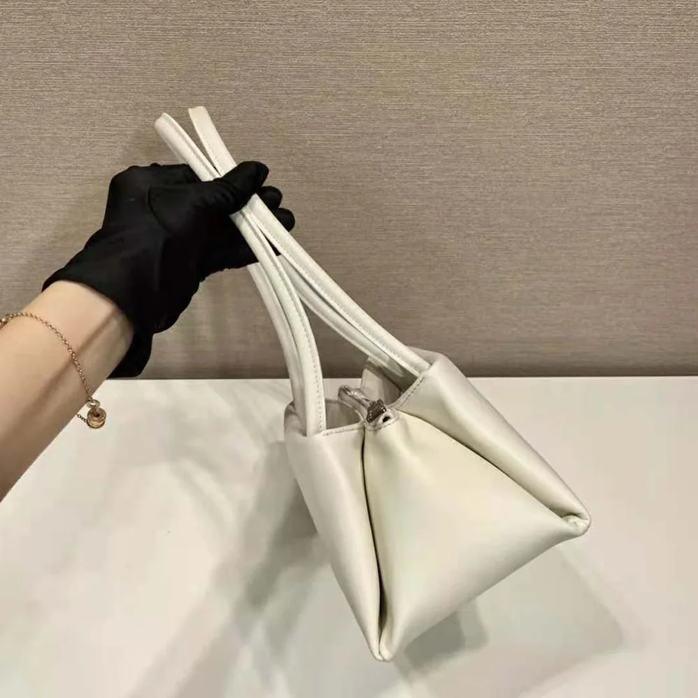 Prada Small Leather Bag for Women in White