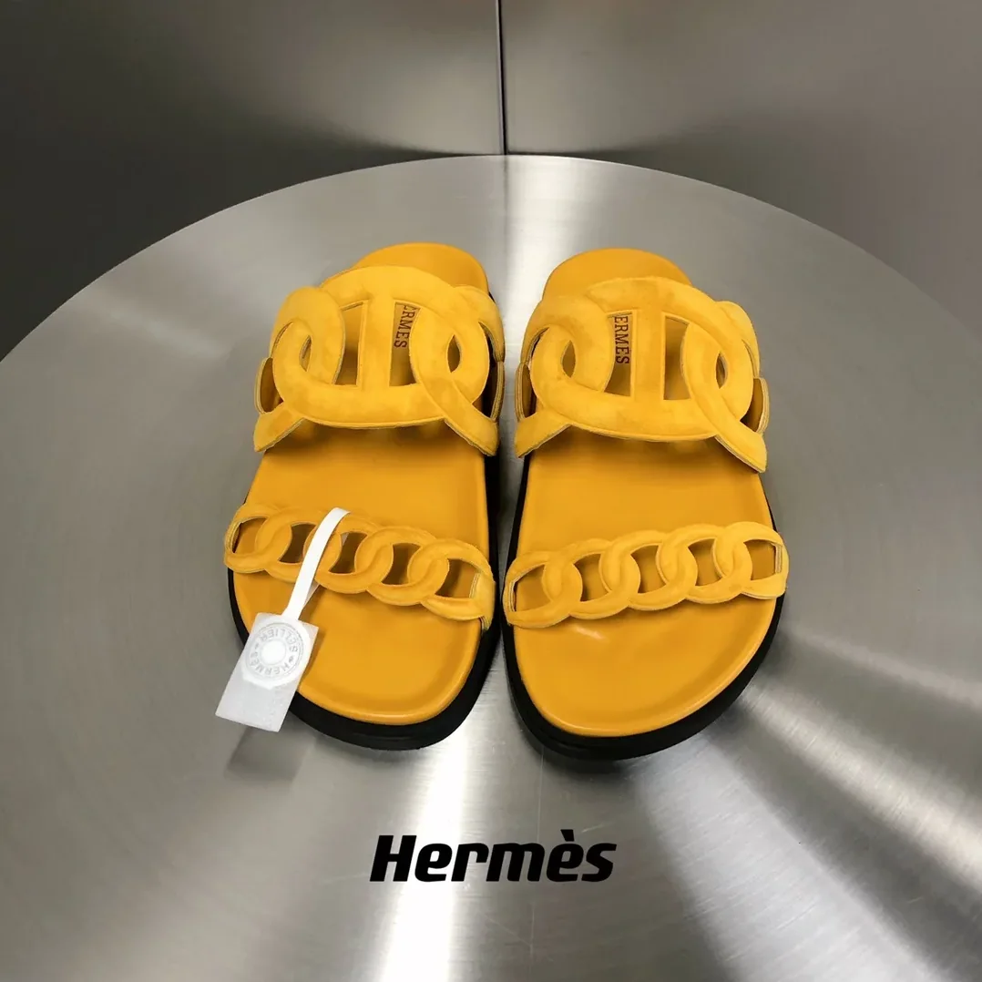 Hermes Extra Sandal Yellow Hermes Extra Sandal Yellow
