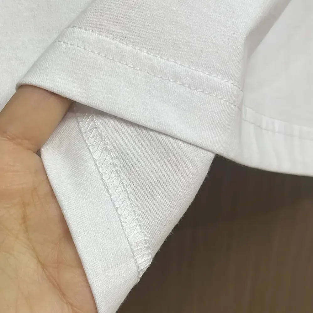 Dior T-Shirt with Bee Embroidery White Cotton Jersey for Men