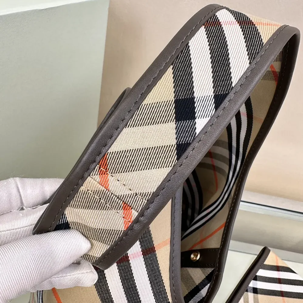 Burberry Small Check Shoulder Bag for Women
