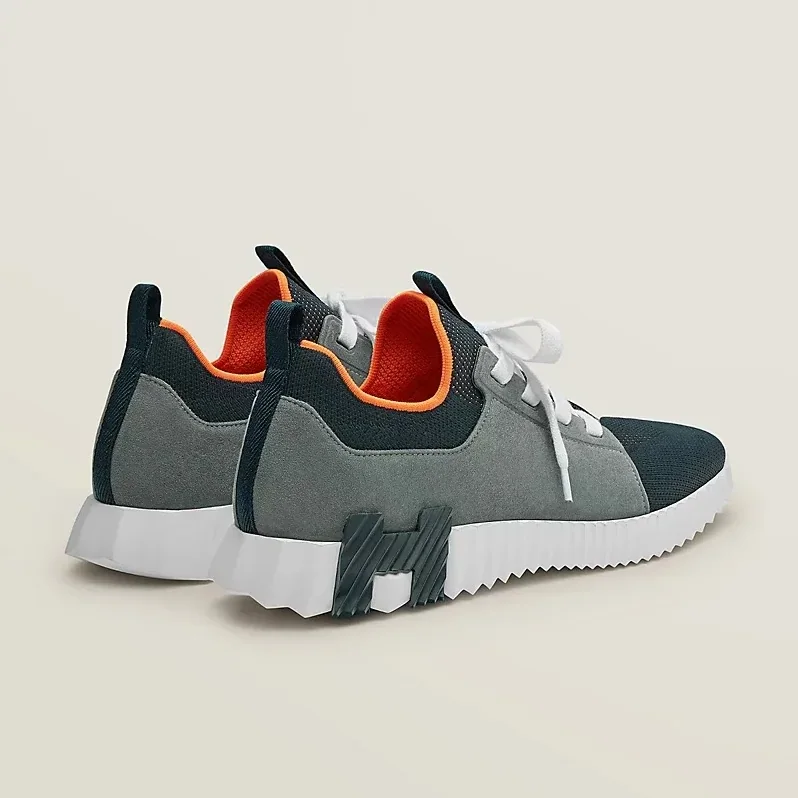 Hermes Depart Slip in On Sneakers Noir/ Grey Hermes Depart Slip in On Sneakers Noir/ Grey
