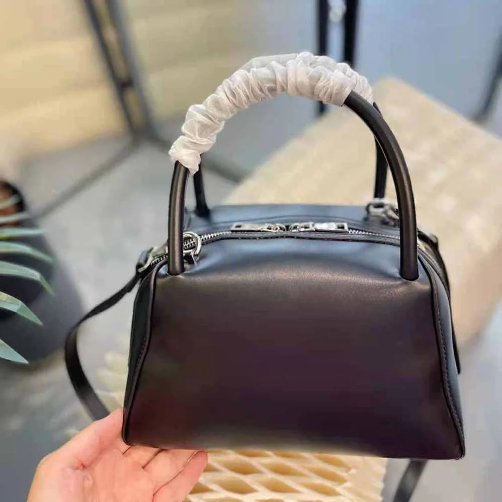Prada Small Leather Handbag for Women in Black