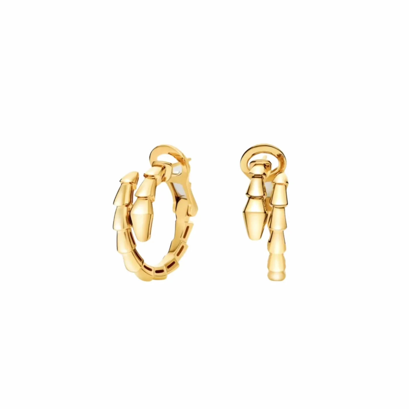 Bvlgari Serpenti Viper Earrings Yellow Gold