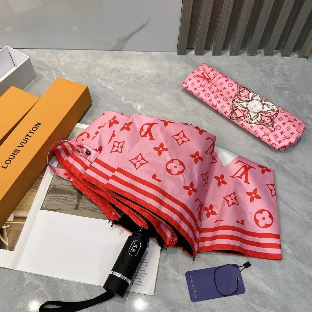 Louis Vuitton Automatic Folding Umbrella Pink Louis Vuitton Automatic Folding Umbrella Pink
