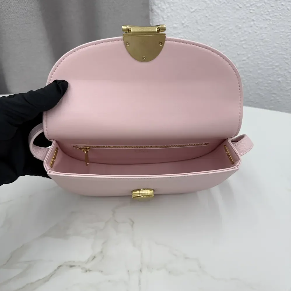Dior Small Dior Médaillon Flap Bag Rose Tendre Grained Calfskin for Women Dior Small Dior Médaillon Flap Bag Rose Tendre Grained Calfskin for Women