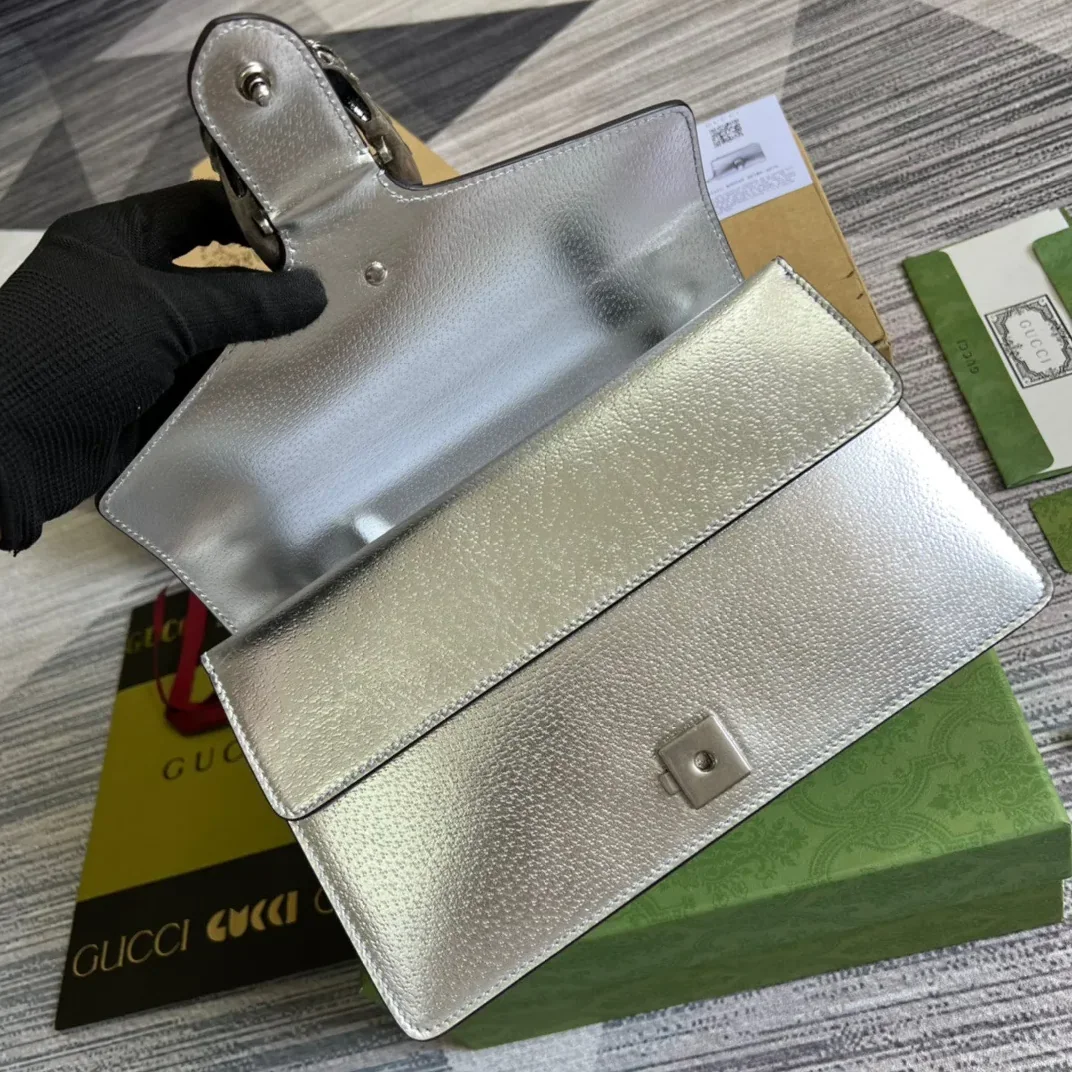 Gucci Dionysus Small Shoulder Bag in Silver Palladium Hardware Gucci Dionysus Small Shoulder Bag in Silver Palladium Hardware