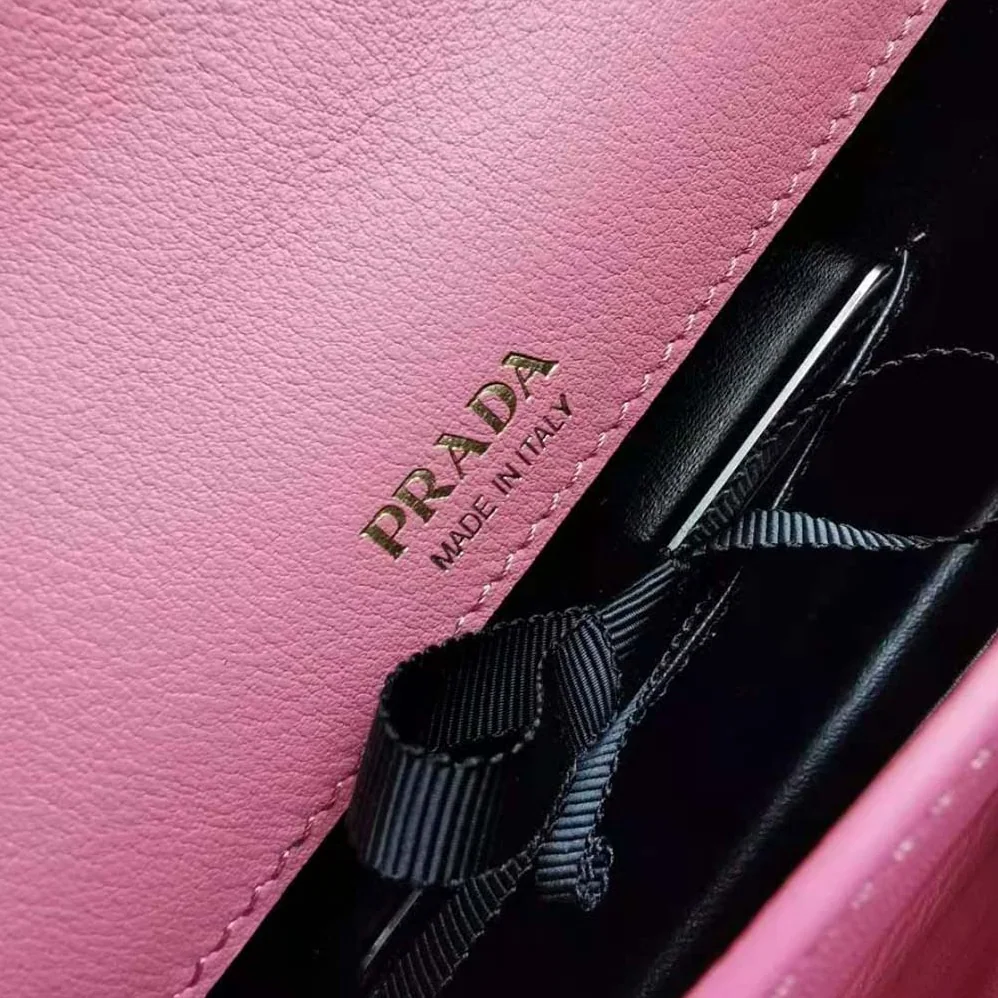 Prada Ladies Saffiano Leather Mini Bag in Pink