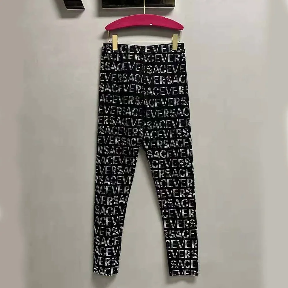 Versace Crystal Versace Allover Leggings for Women