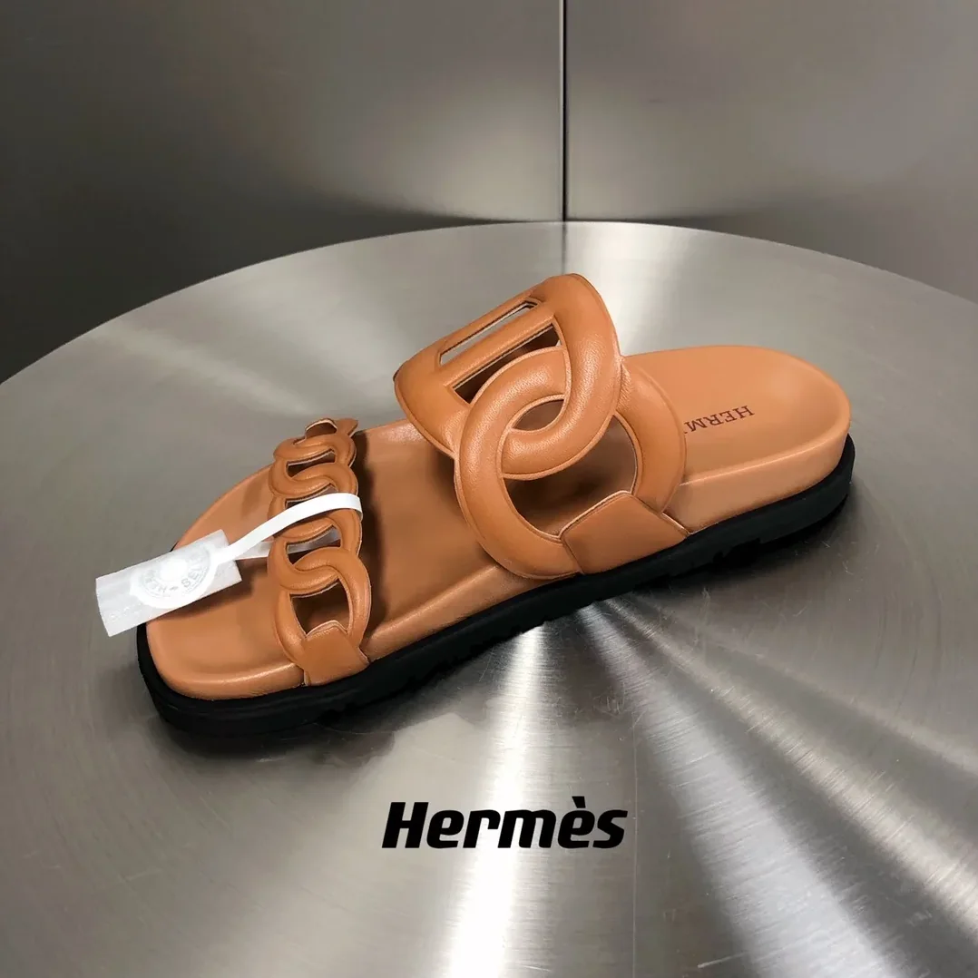 Hermes Extra Sandal Brown Hermes Extra Sandal Brown