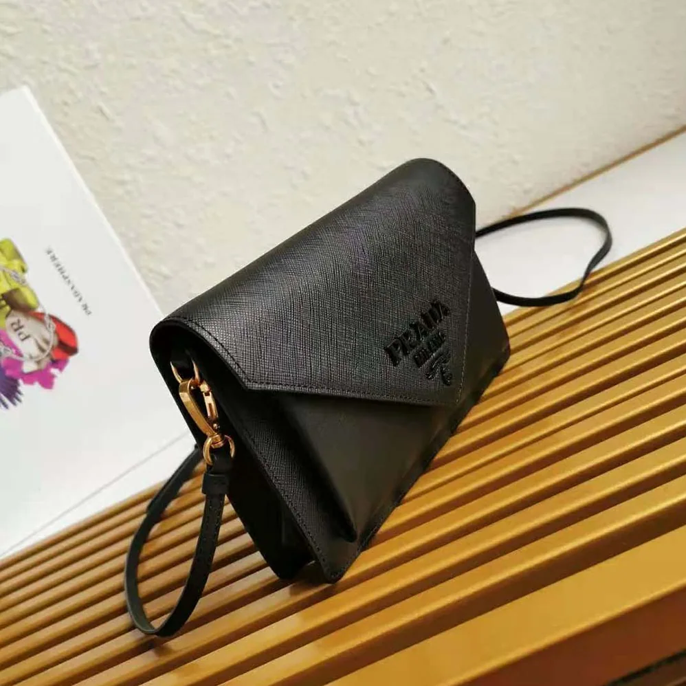 Prada Ladies Saffiano Leather Mini Bag in Black Prada Ladies Saffiano Leather Mini Bag in Black