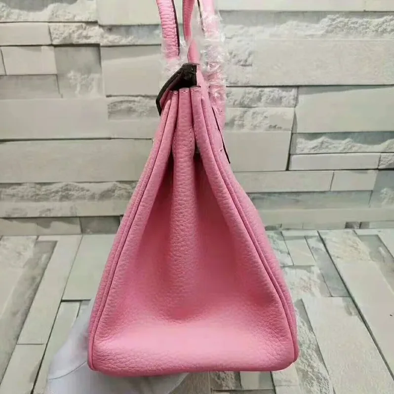 Hermes Birkin Top Handle Bag in Pink Gold Hardware Hermes Birkin Top Handle Bag in Pink Gold Hardware