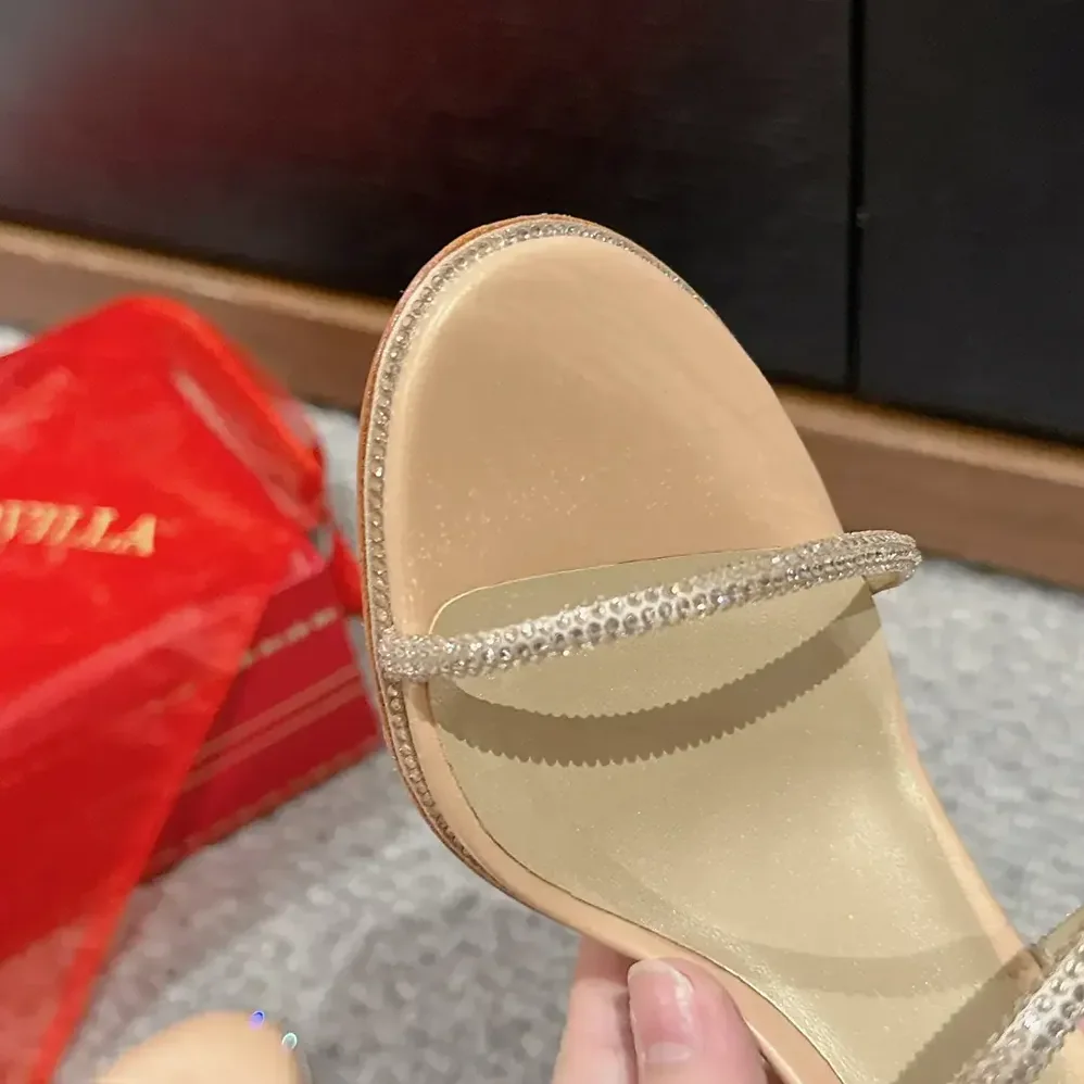 Rene Caovilla Cleo Neutral Sandal 80 for Women