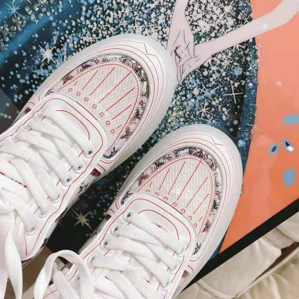 Dior Addict Sneaker White Calfskin and Technical Fabric for Women